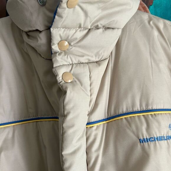 Avon Michelin Light Beige Puffer Jacket for Men M - Picture 4 of 16